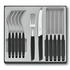 Victorinox - Swiss Modern Table Set Black 12pce