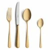 Cutipol - Alcantara Matte Gold 24pce Cutlery Set W/Wooden Canteen -Cutipol Shop 177830 Large