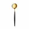 Cutipol - Goa Black/Matte Gold Serving Spoon -Cutipol Shop 177878 Large