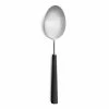 Cutipol - Ebony Matte Black & Stainless Steel Serving Spoon 1 Cutipol - Ebony Matte Black & Stainless Steel Serving Spoon -Cutipol Shop 177879 Large