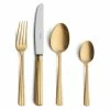 Cutipol - Athena Matte Gold Stainless Steel 75pce Cutlery Set W/Wooden Canteen 1 Cutipol - Athena Matte Gold Stainless Steel 75pce Cutlery Set W/Wooden Canteen -Cutipol Shop 177882 Large