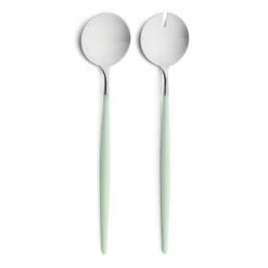 Cutipol - Goa Celadon/Matte Steel Salad Set 2pce
