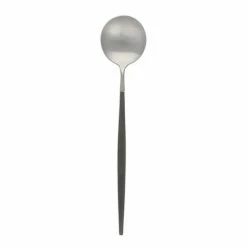 Cutipol - Goa Black/Matte Steel Serving Spoon