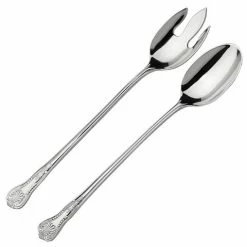 Whitehill - Kings Silver Plated Salad Server Set