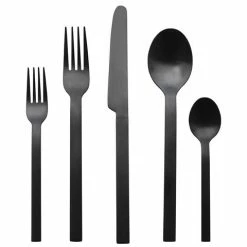 Greg Natale - Mies Cutlery Set S/Steel Brushed Graphite 5pc