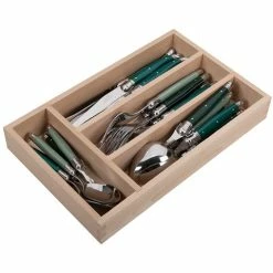 Laguiole - Debutante Cutlery Forest Green Set Of 24pce