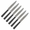 Cutipol - Ebony Black/Matte Steel Steak Knife 6pce Set -Cutipol Shop 407763 Large