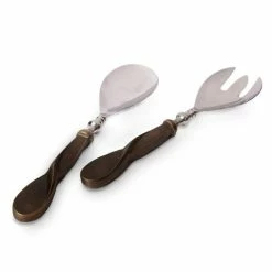 Julia Knight - Eclipse Salad Serving Bronze Set 2pce