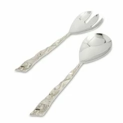Julia Knight - Sierra Salad Serving Silver Set 2pce