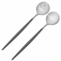 Cutipol - Goa Grey/Matte Steel Salad Set