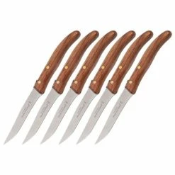 Claude Dozorme - Steak Knives W/Exotic Wood Bee Handle 6pce