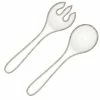 Le Cadeaux - Rustica Antique Salad Servers White Set 2pce -Cutipol Shop 458980 Large