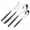 Bugatti Italy - Glamour Cutlery Piano Black Set 24pce 2 Bugatti Italy - Glamour Cutlery Piano Black Set 24pce -Cutipol Shop 459004 Large