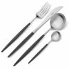 Cutipol - Goa Black Matte Stainless Steel 24pce Cutlery Set W/Wooden Canteen -Cutipol Shop 494649 Large