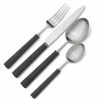 Cutipol - Ebony Black & Matte Steel 24pce Cutlery Set W/Wooden Canteen -Cutipol Shop 494655 Large