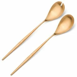 Cutipol - Moon Matte Gold Salad Set