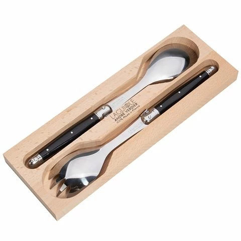 Laguiole - Debutante Salad Server Black Set 2pce 3 Laguiole - Debutante Salad Server Black Set 2pce