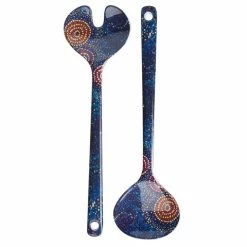 Alperstein - Alma Granite Salad Servers Set 2pce