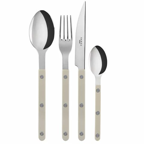 Sabre - Bistrot Cutlery Solid Ivory Set 16pce 3 Sabre - Bistrot Cutlery Solid Ivory Set 16pce