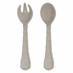 Baci Milano - Taupe Joke Salad Server Set 2pce