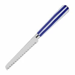 Sabre - Stripe Tomato Knife Lapis Blue