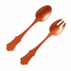 Sabre - Old Fashioned Salad Server Orange Set 2pce