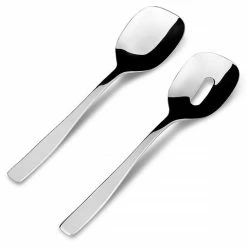 Alessi - Knifeforkspoon Bright Salad Set